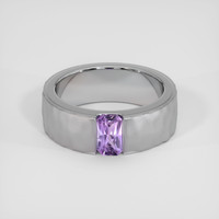 0.61 Ct. Purple Sapphire Ring, Platinum 950 1