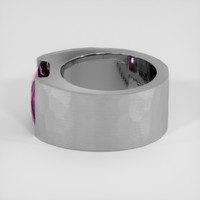 4.50 Ct. Purplish Pink Rhodolite Garnet Ring, Silver 4