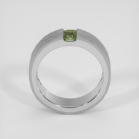 0.55 Ct. Green Sapphire Ring, Silver 3