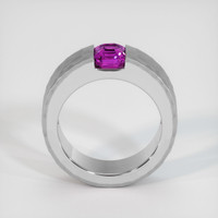 1.57 Ct. Pinkish Purple Sapphire Ring, 10K White Gold 3