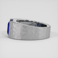 3.34 Ct. Blue Sapphire Ring, 14K White Gold 4