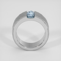 1.05 Ct. Blue Sapphire Ring, 14K White Gold 3