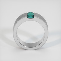 1.15 Ct. Greenish Blue Sapphire Ring, 14K White Gold 3