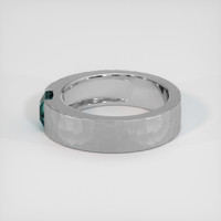 1.15 Ct. Greenish Blue Sapphire Ring, 14K White Gold 4