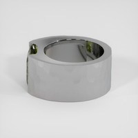 2.97 Ct. Green Sapphire Ring, 14K White Gold 4