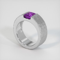 2.01 Ct. Sapphire Ring, 14K White Gold 2