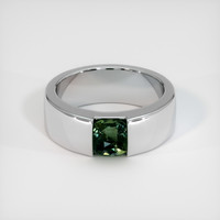 1.15 Ct. Sapphire Ring, 14K White Gold 1