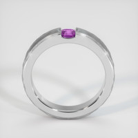 0.23 Ct. Pink Sapphire Ring, 18K White Gold 3