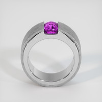 2.02 Ct. Purple Sapphire Ring, 18K White Gold 3