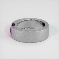 2.02 Ct. Purple Sapphire Ring, 18K White Gold 4