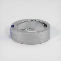 0.84 Ct. Blue Sapphire Ring, 18K White Gold 4