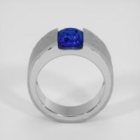 3.34 Ct. Blue Sapphire Ring, 18K White Gold 3