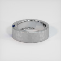 0.94 Ct. Sapphire Ring, 18K White Gold 4