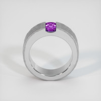 0.91 Ct. Sapphire Ring, 18K White Gold 3