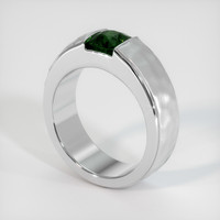 1.15 Ct. Sapphire Ring, 18K White Gold 2