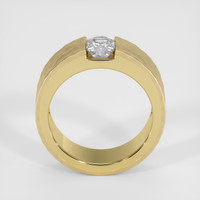 1.29 Ct. Bluish Grey Sapphire Ring, 10K Yellow Gold 3