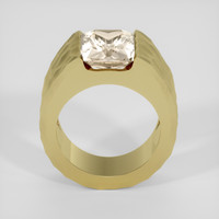 3.68 Ct. Brown Smokey Quartz Ring, 14K Yellow Gold 3