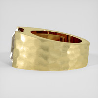 3.68 Ct. Brown Smokey Quartz Ring, 14K Yellow Gold 4
