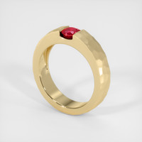 1.54 Ct. Ruby Ring, 14K Yellow Gold 2