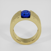 3.34 Ct. Blue Sapphire Ring, 14K Yellow Gold 3
