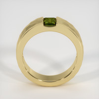 0.60 Ct. Green Sapphire Ring, 14K Yellow Gold 3