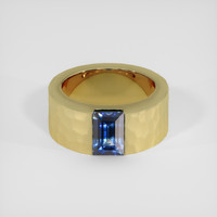 2.09 Ct. Bi Color / Parti Sapphire Ring, 14K Yellow Gold 1