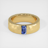 0.60 Ct. Sapphire Ring, 14K Yellow Gold 1