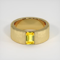 2.08 Ct. Yellow Sapphire Ring, 14K Yellow Gold 1