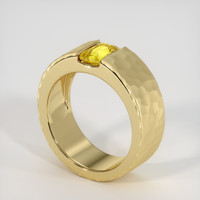 2.08 Ct. Yellow Sapphire Ring, 14K Yellow Gold 2