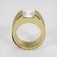 4.80 Ct. White Sapphire Ring, 14K Yellow Gold 3