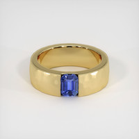 0.99 Ct. Sapphire Ring, 18K Yellow Gold 1