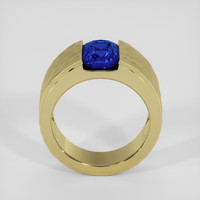3.34 Ct. Blue Sapphire Ring, 18K Yellow Gold 3
