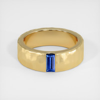 0.44 Ct. Sapphire Ring, 18K Yellow Gold 1