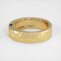 0.44 Ct. Sapphire Ring, 18K Yellow Gold 4