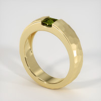 0.60 Ct. Sapphire Ring, 18K Yellow Gold 2
