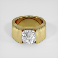 4.80 Ct. White Sapphire Ring, 18K Yellow Gold 1
