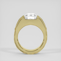 4.80 Ct. White Sapphire Ring, 18K Yellow Gold 3