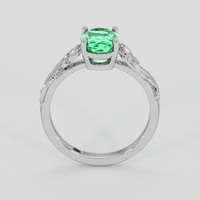 1.17 Ct. Emerald Ring, Platinum 950 3
