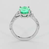 1.96 Ct. Emerald Ring, Platinum 950 3