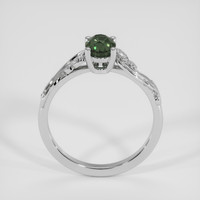 0.92 Ct. Green Sapphire Ring, Platinum 950 3