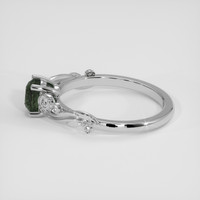 0.92 Ct. Green Sapphire Ring, Platinum 950 4