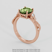 2.50 Ct. Alexandrite Ring, 14K Rose Gold 2