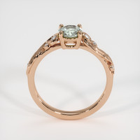 0.52 Ct. Sapphire Ring, 18K Rose Gold 3