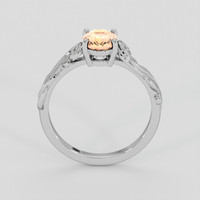 1.20 Ct. Padparadscha Sapphire Ring, 10K White Gold 3