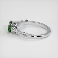 0.79 Ct. Sapphire Ring, 14K White Gold 4