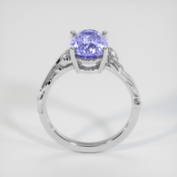 3.46 Ct. Sapphire Ring, 14K White Gold 3