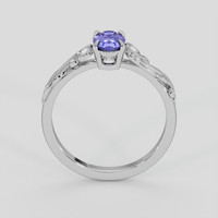 1.26 Ct. Bluish Purple Sapphire Ring, 14K White Gold 3