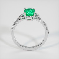 1.19 Ct. Emerald Ring, 18K White Gold 3
