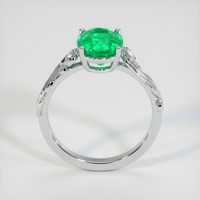 2.01 Ct. Emerald Ring, 18K White Gold 3