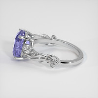 3.46 Ct. Sapphire Ring, 18K White Gold 4